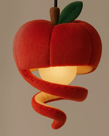 peeled apple hanging lamp