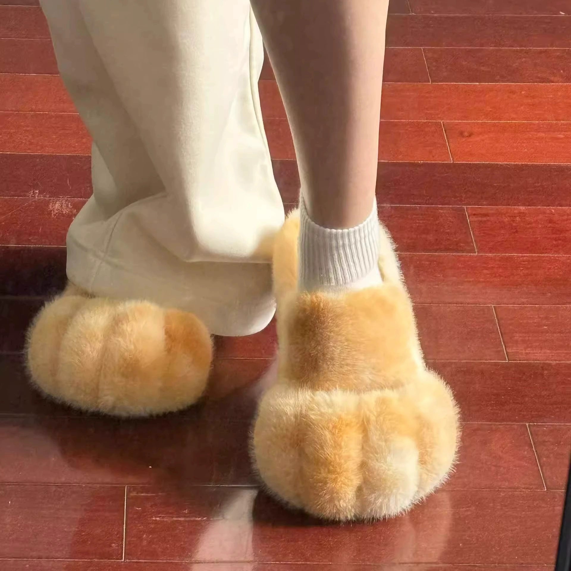 cat paw slippers