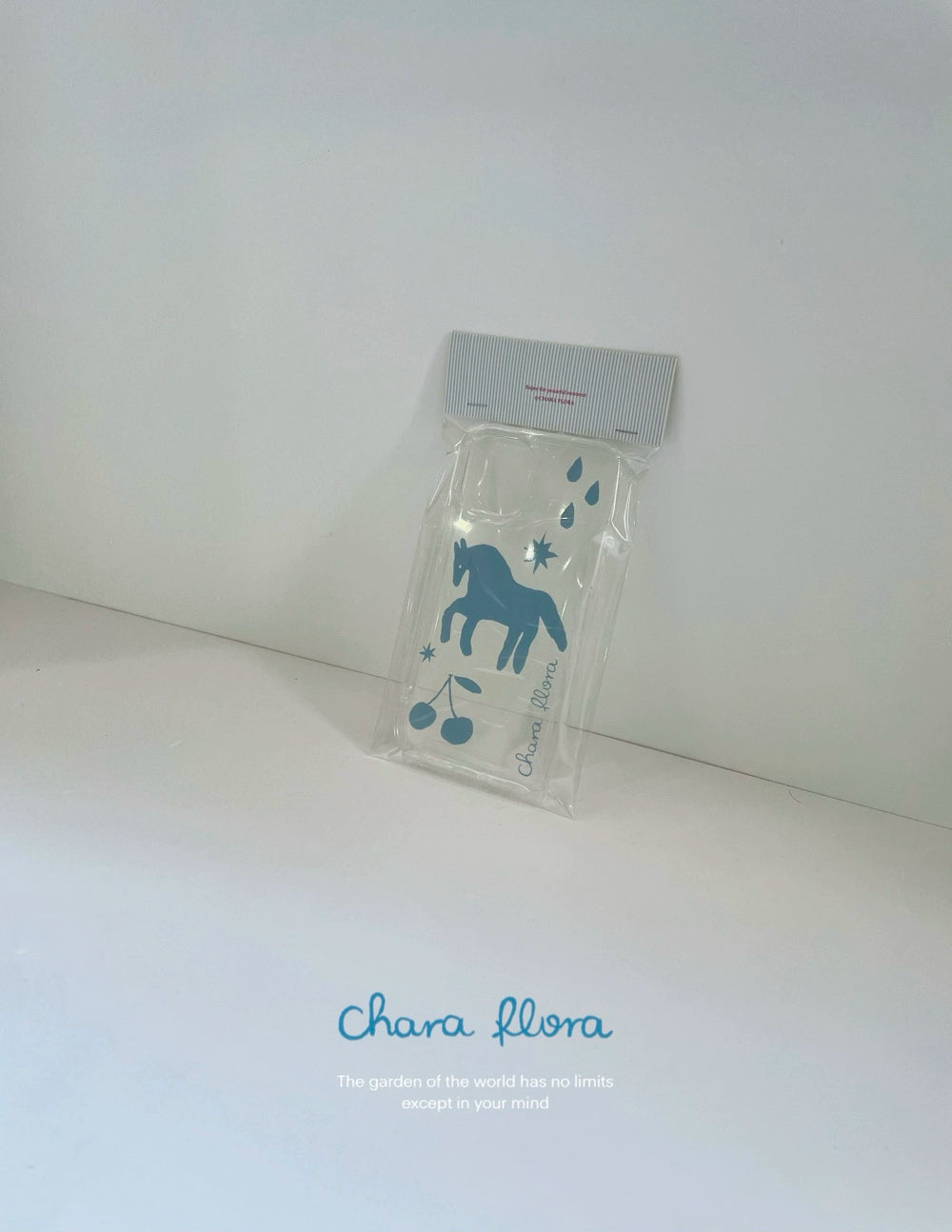 blue trojan phone case