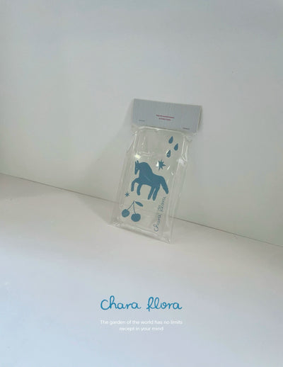 blue trojan phone case