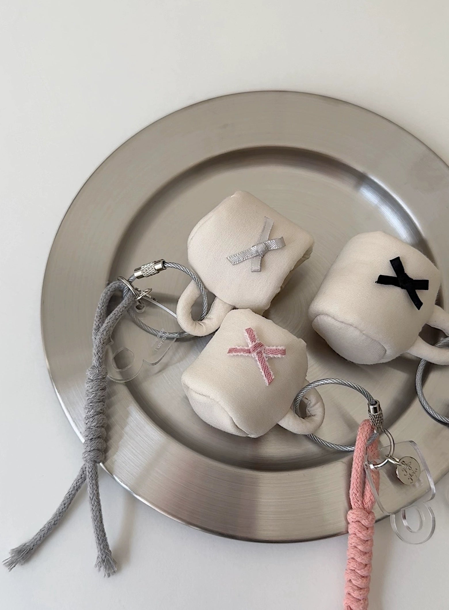 mini coffee mug keychain