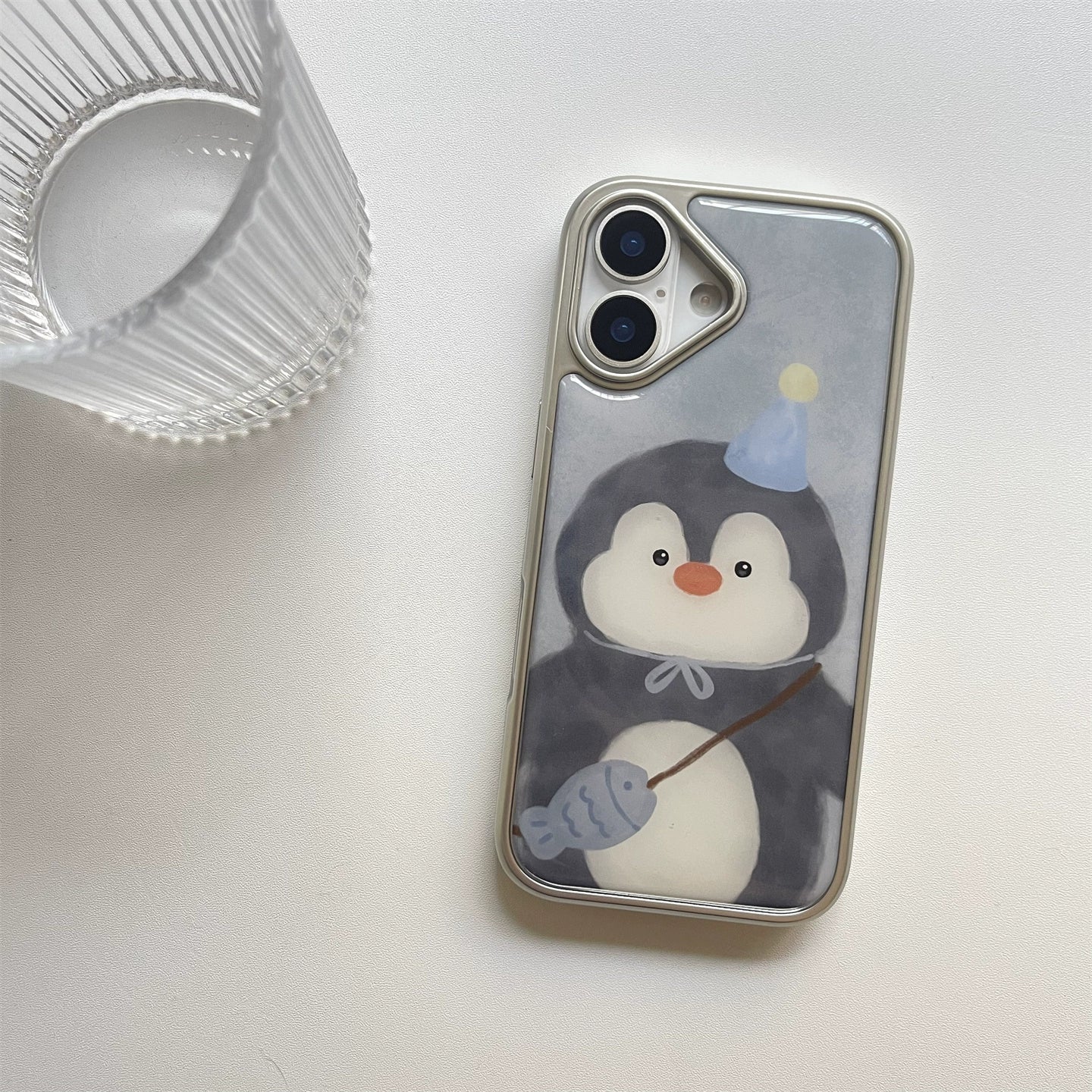 birthday penguin phone case