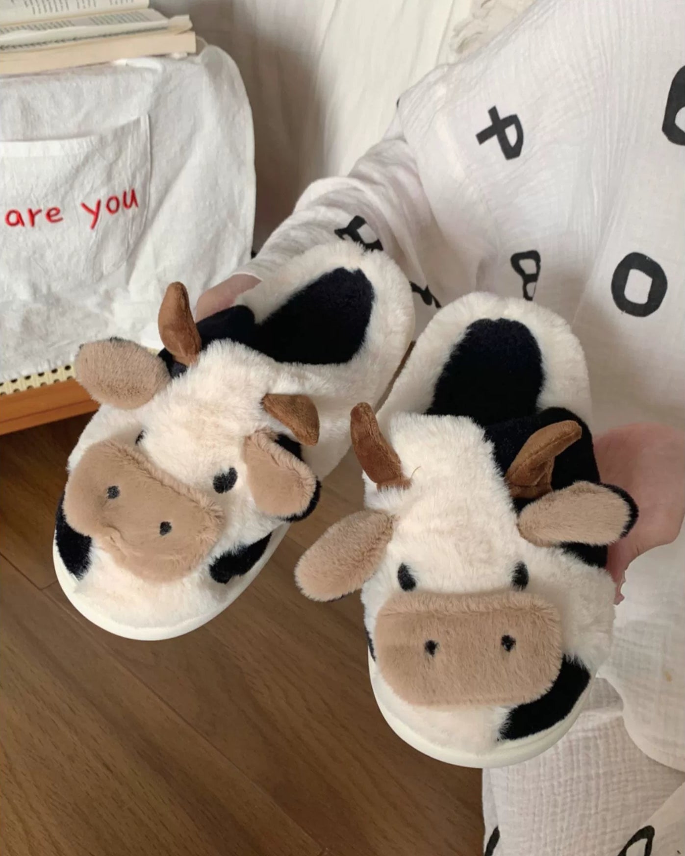 cow slippers