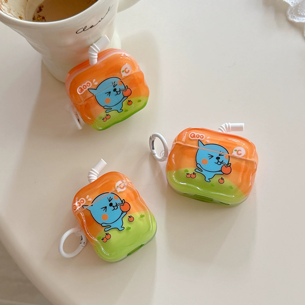 orange juice box airpods case