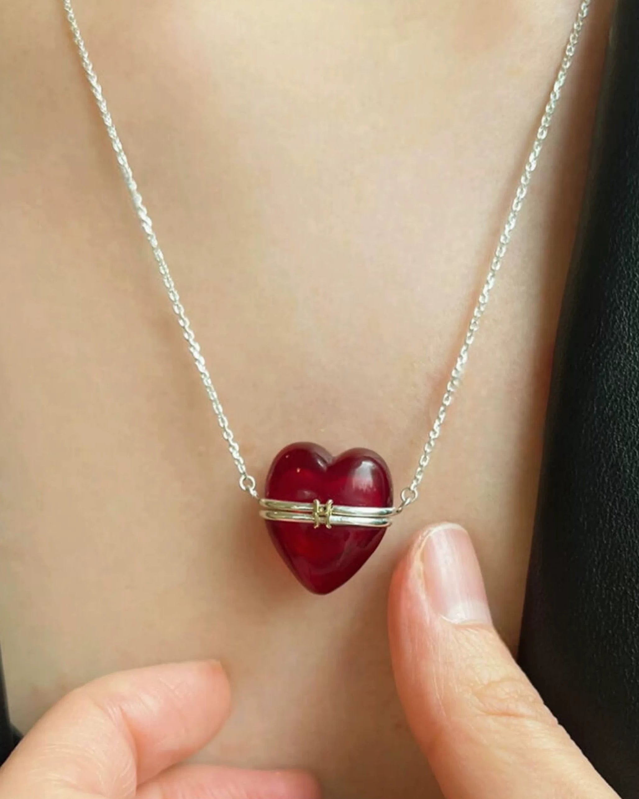 heart locket necklace