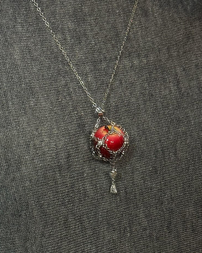 forbidden apple necklace 🍎✨
