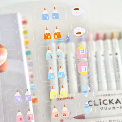 mini bookmark sticker