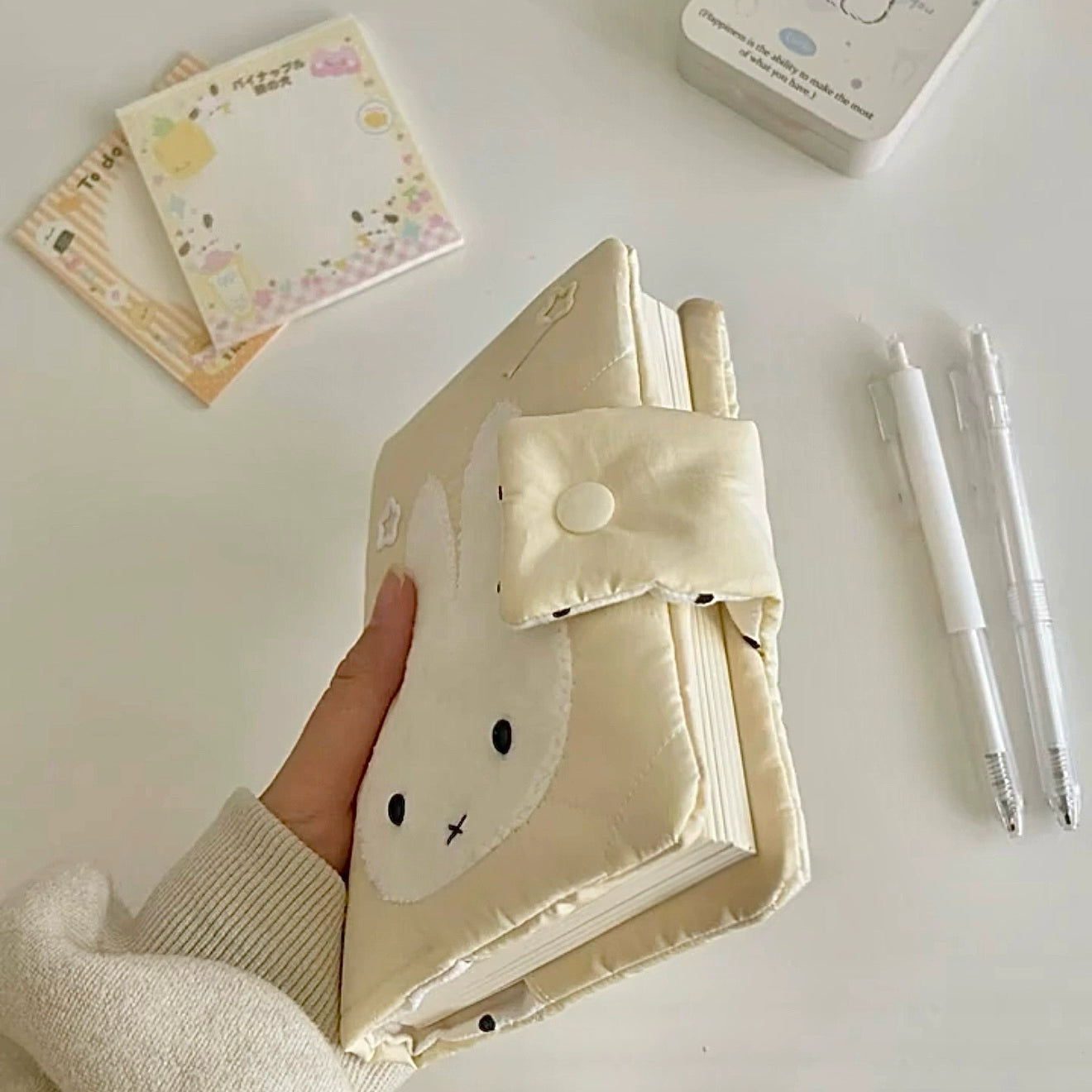 miffy quilted notebook cover a6