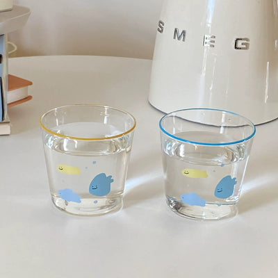 little candy fish glass cup