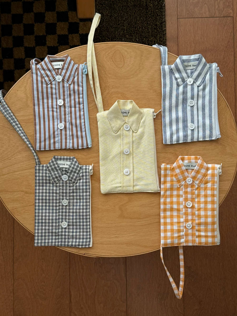 button up shirt pouch bag