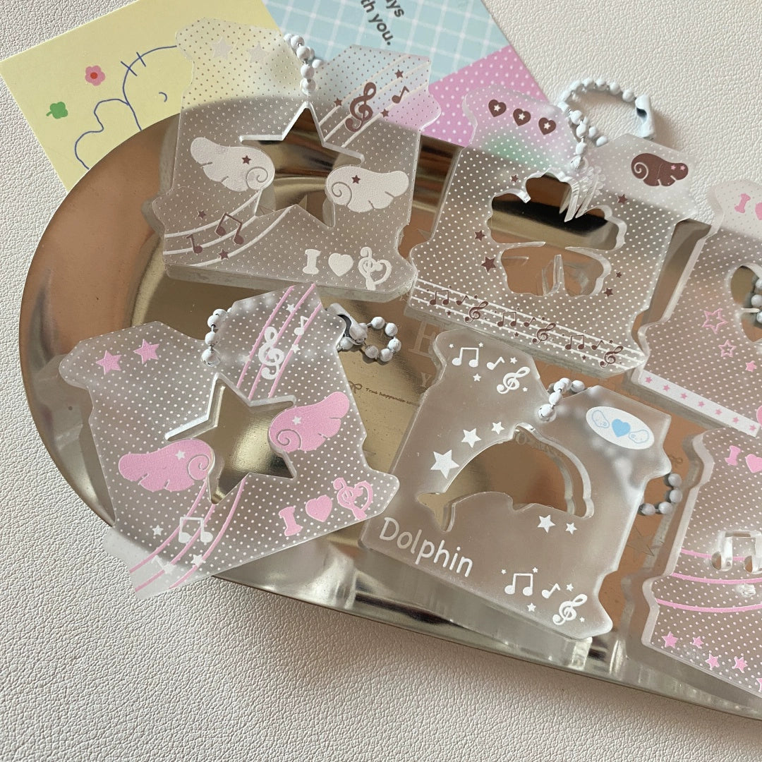 dreamy hallow pendant keychain