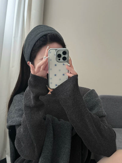 silver stars phone case
