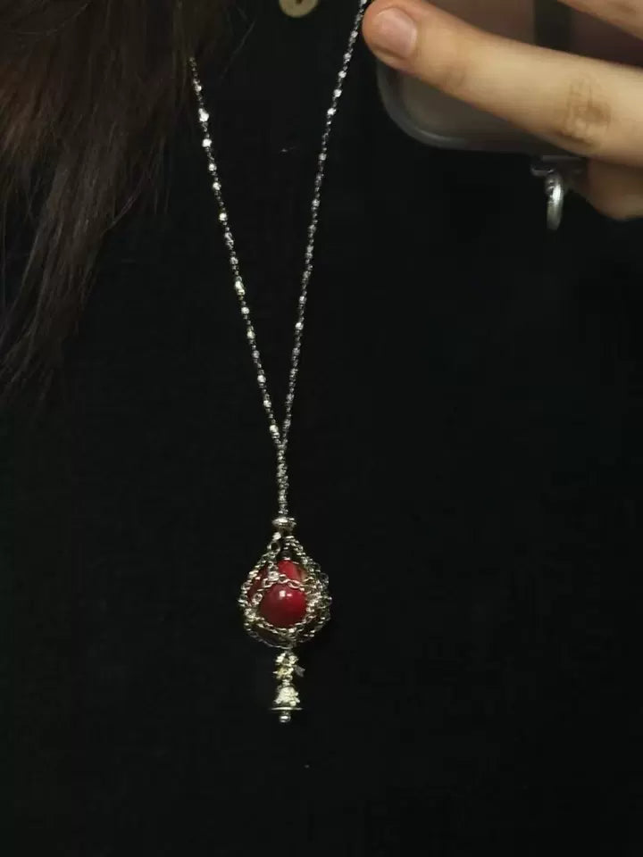 forbidden apple necklace 🍎✨