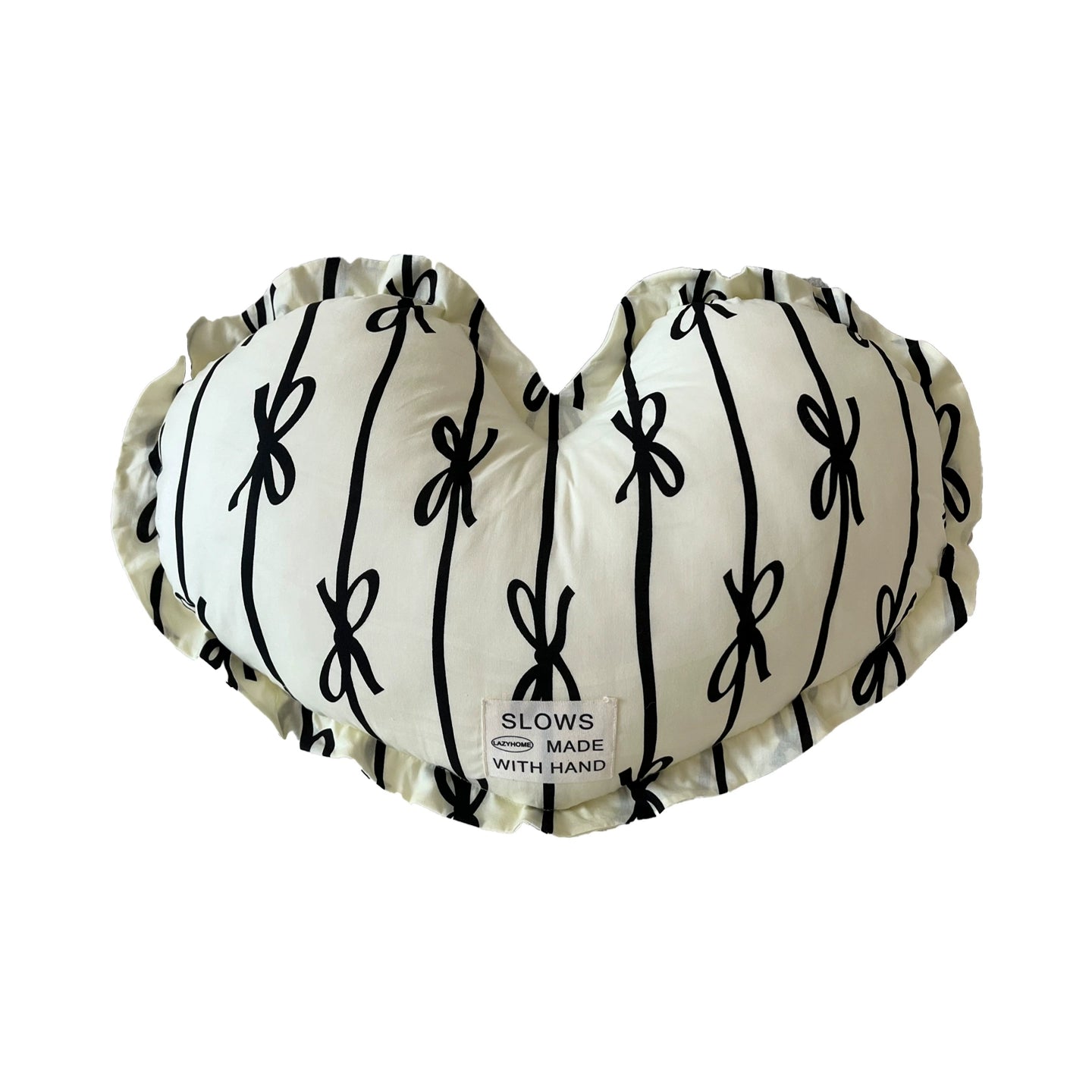 heart coquette pillows