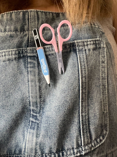 cute stationary hairclips ✏️✂️