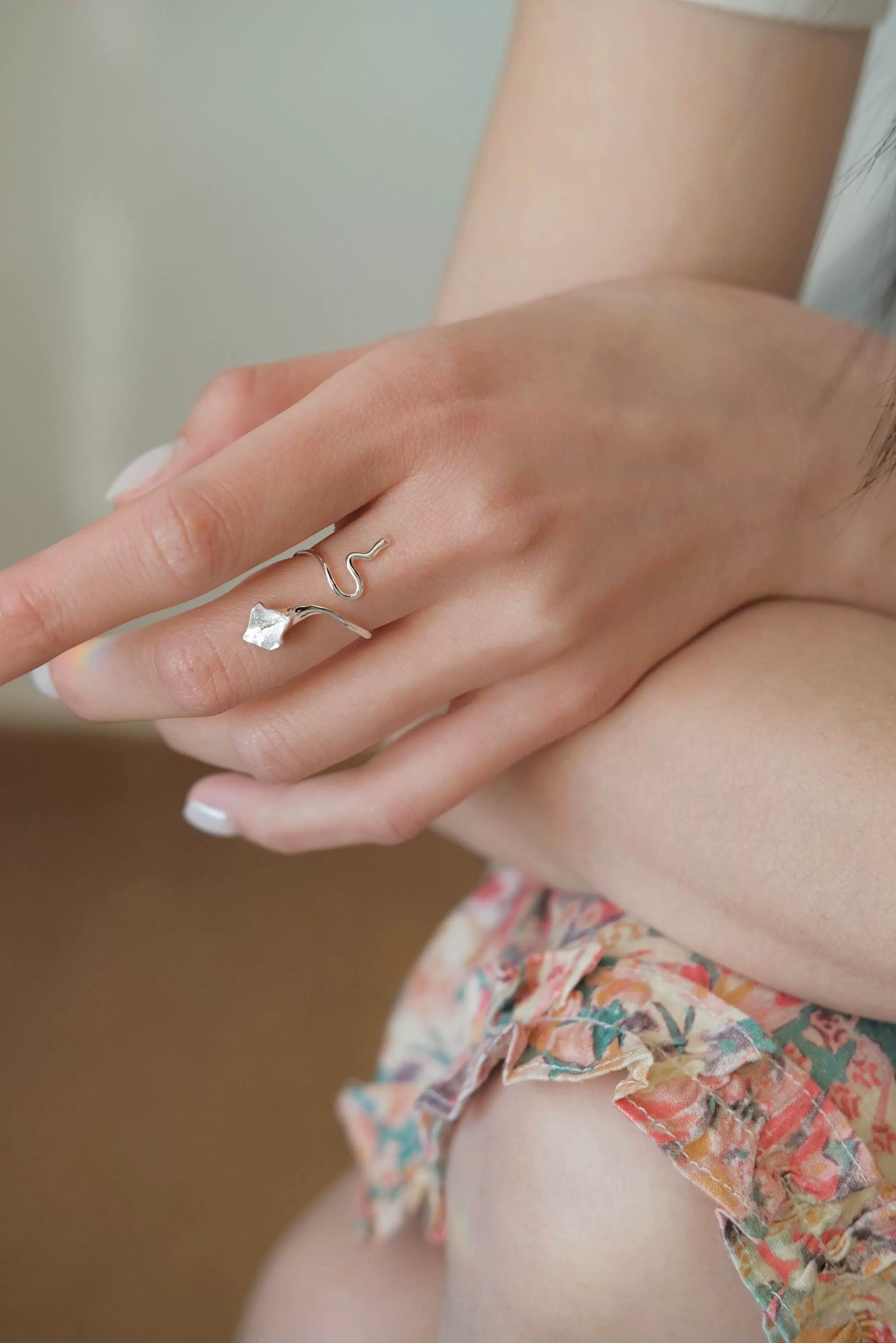 calla lily ring