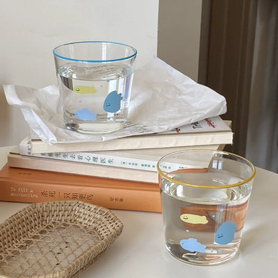 little candy fish glass cup