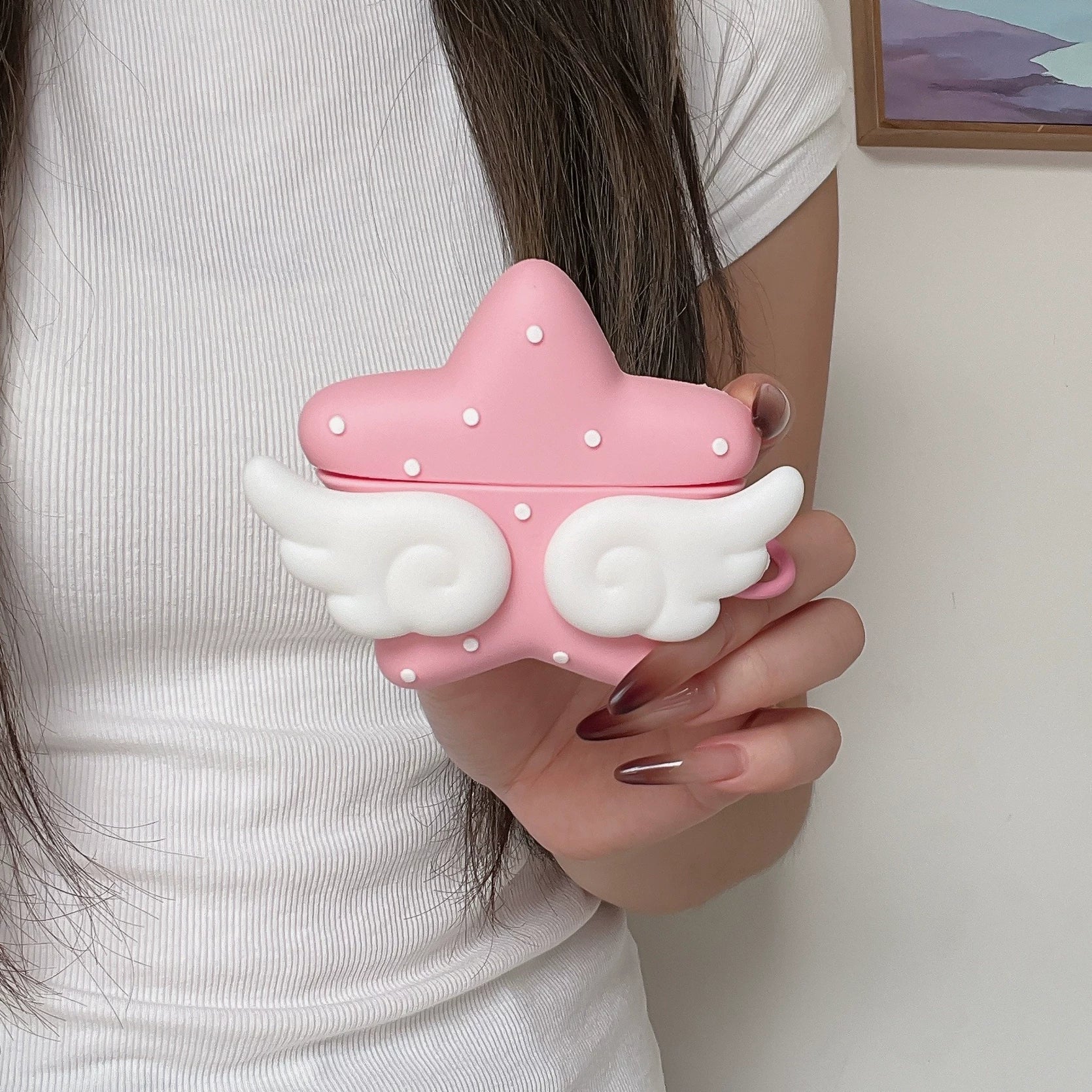 polka angel star airpods case