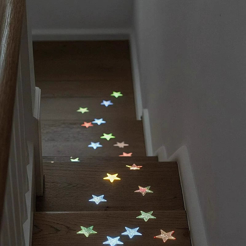 luminous star wall stickers