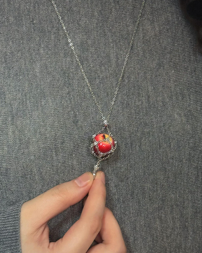 forbidden apple necklace 🍎✨