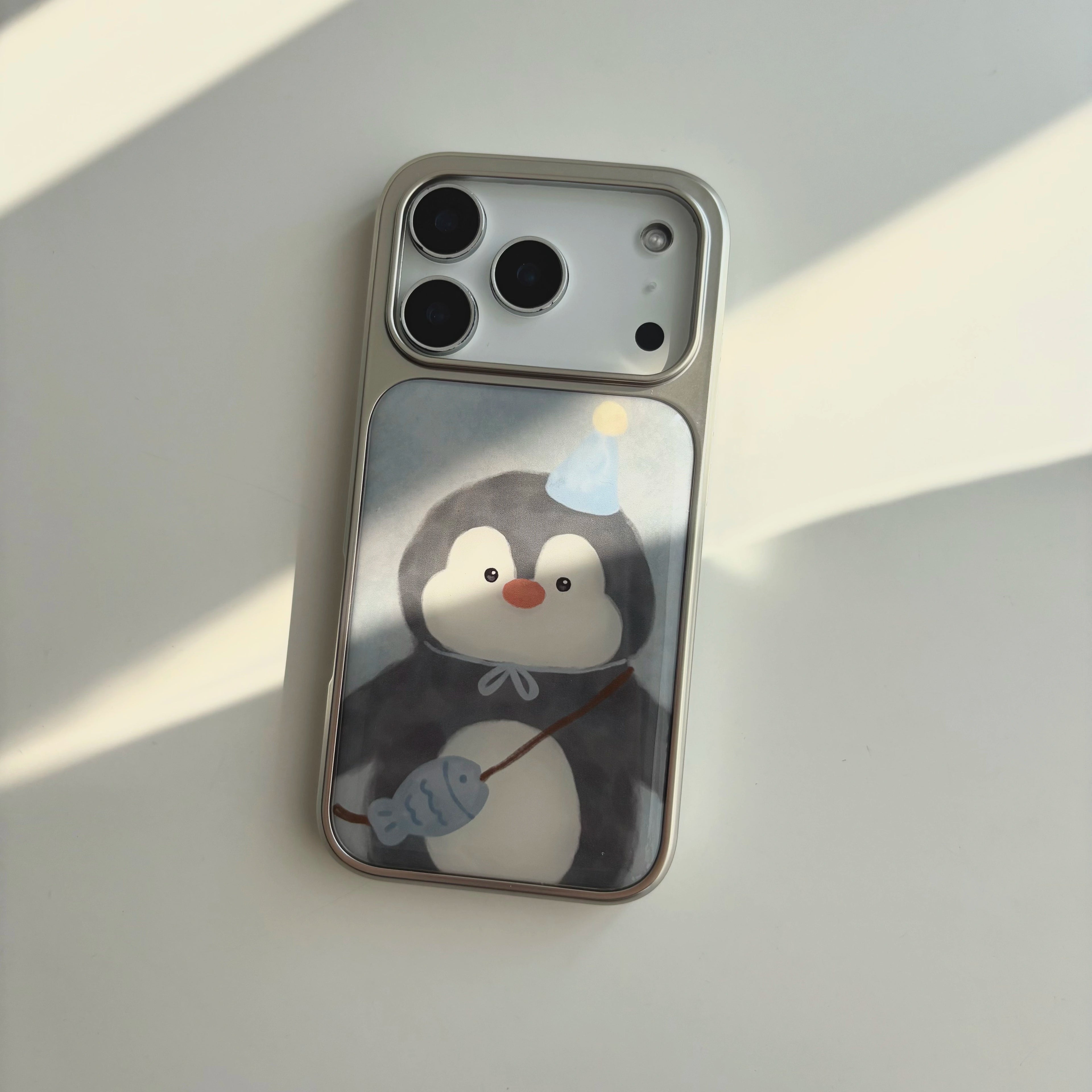 birthday penguin phone case