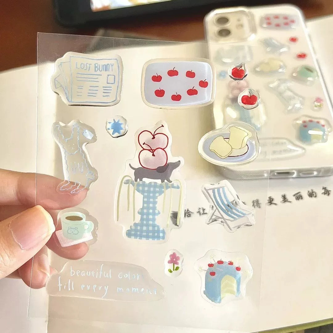 apple on vacation stickers