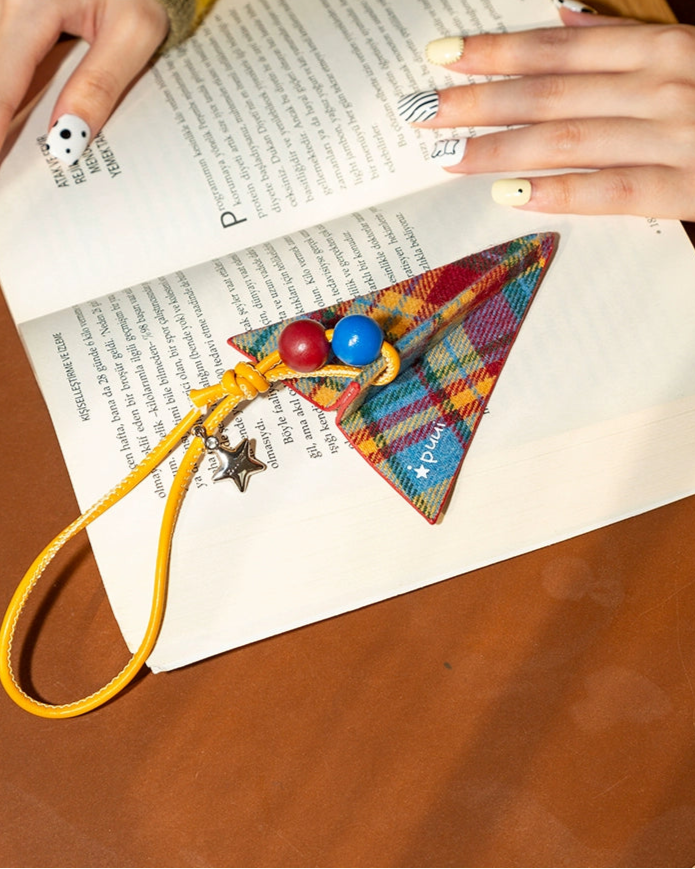 paper airplane pendant