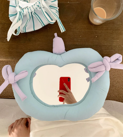 plaid apple mirror