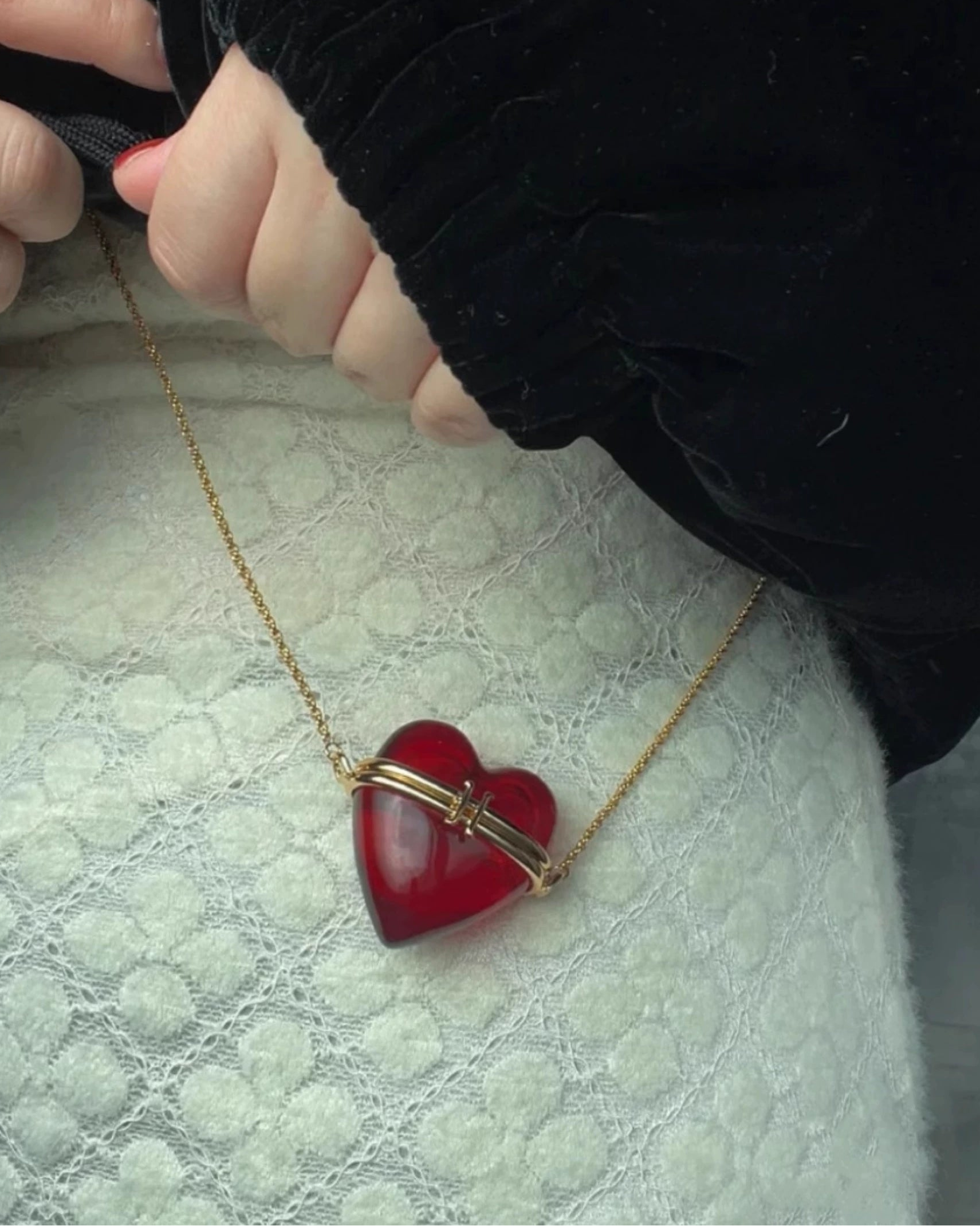 heart locket necklace