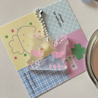 dreamy hallow pendant keychain