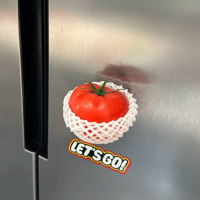 tomato and veggies fridge magnet