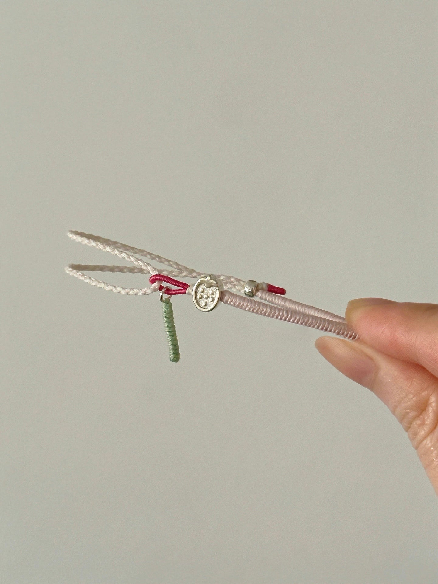 strawberry and apple bracelet