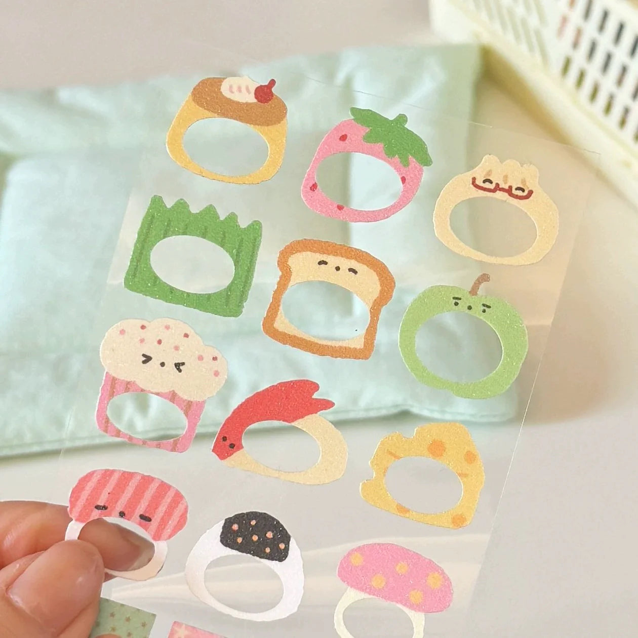 food frame stickers