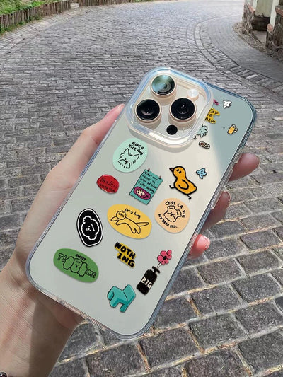 little cartoon sticker