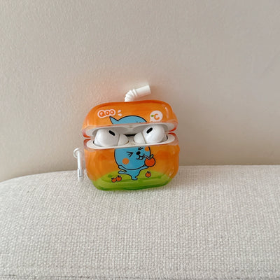 orange juice box airpods case