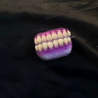purple smile airpods case