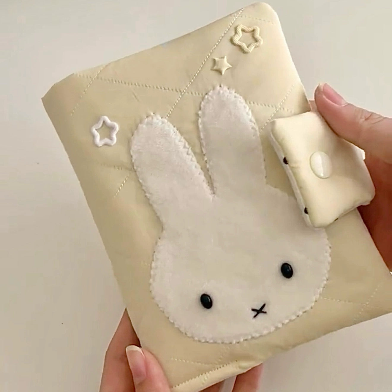 miffy quilted notebook cover a6