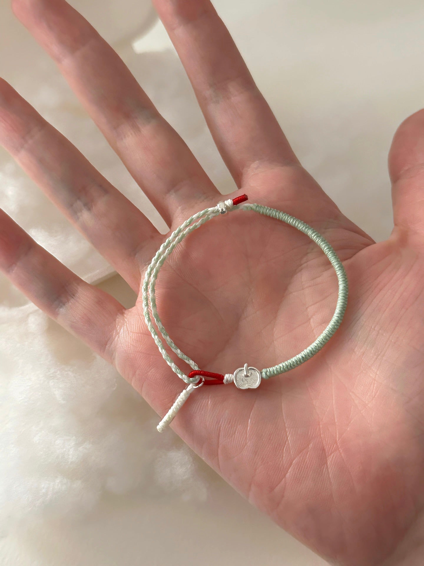 strawberry and apple bracelet
