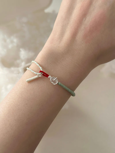 strawberry and apple bracelet