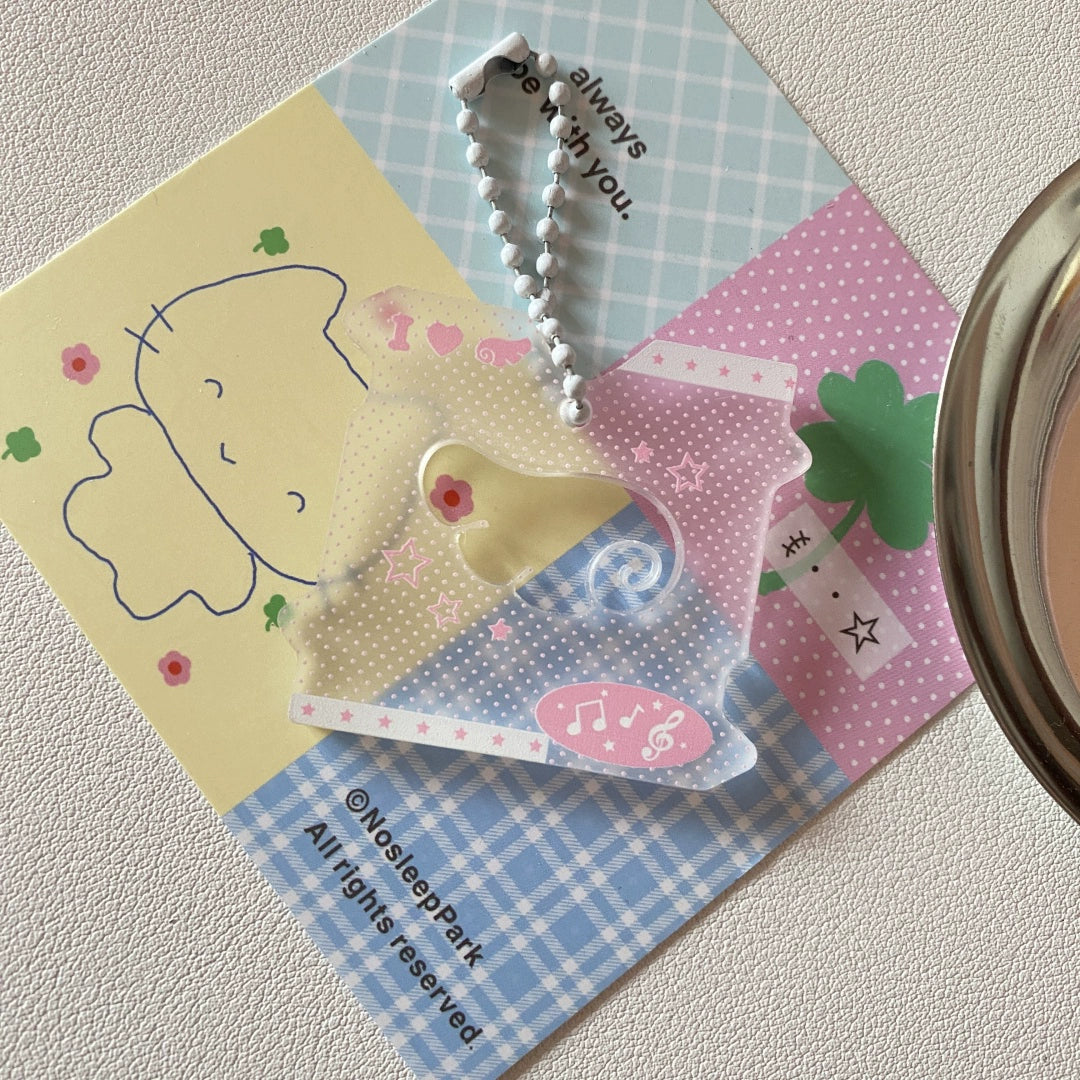 dreamy hallow pendant keychain