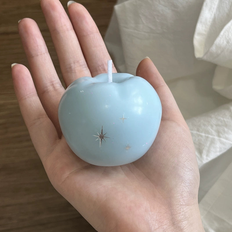 frozen apple candle