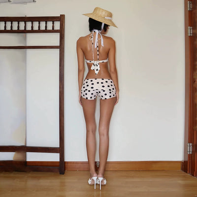 polka dots two piece bikini