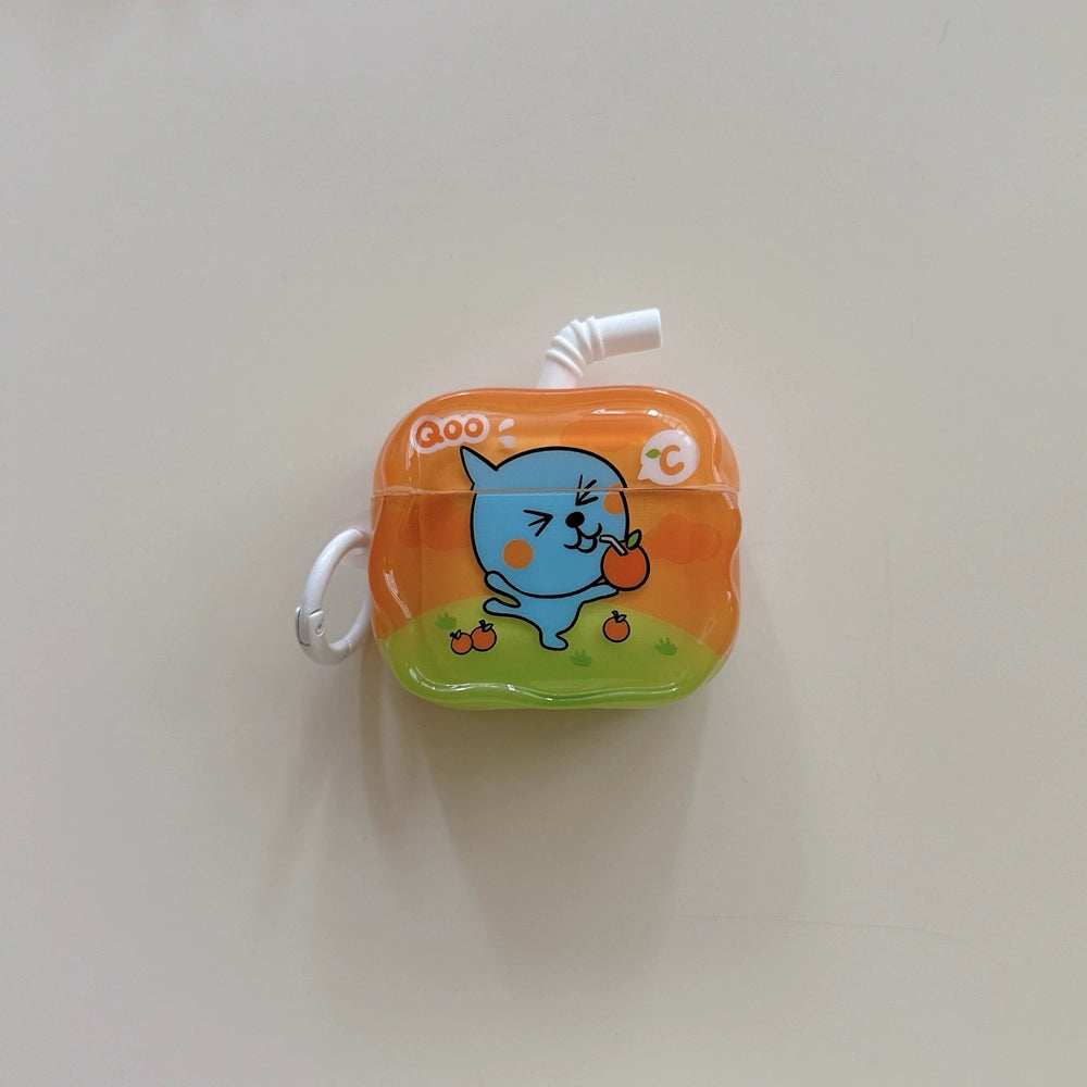 orange juice box airpods case