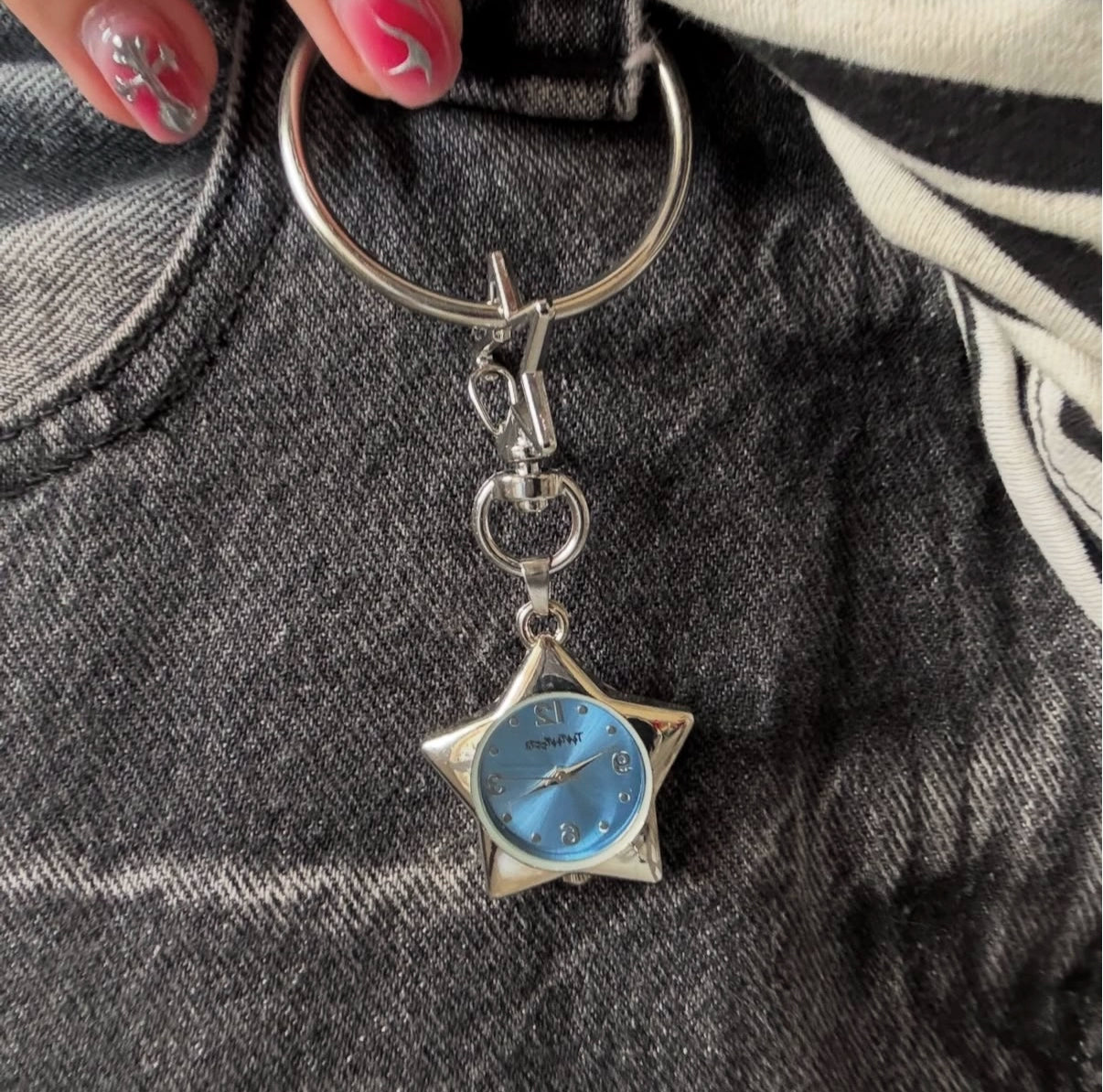 star analog keychain