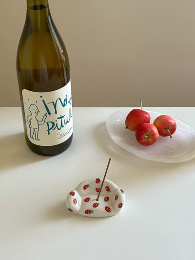strawberry couch incense burner