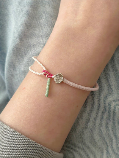 strawberry and apple bracelet