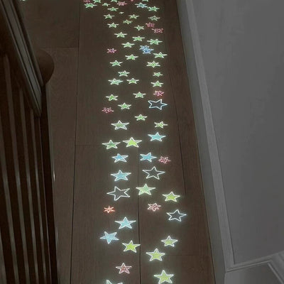 luminous star wall stickers