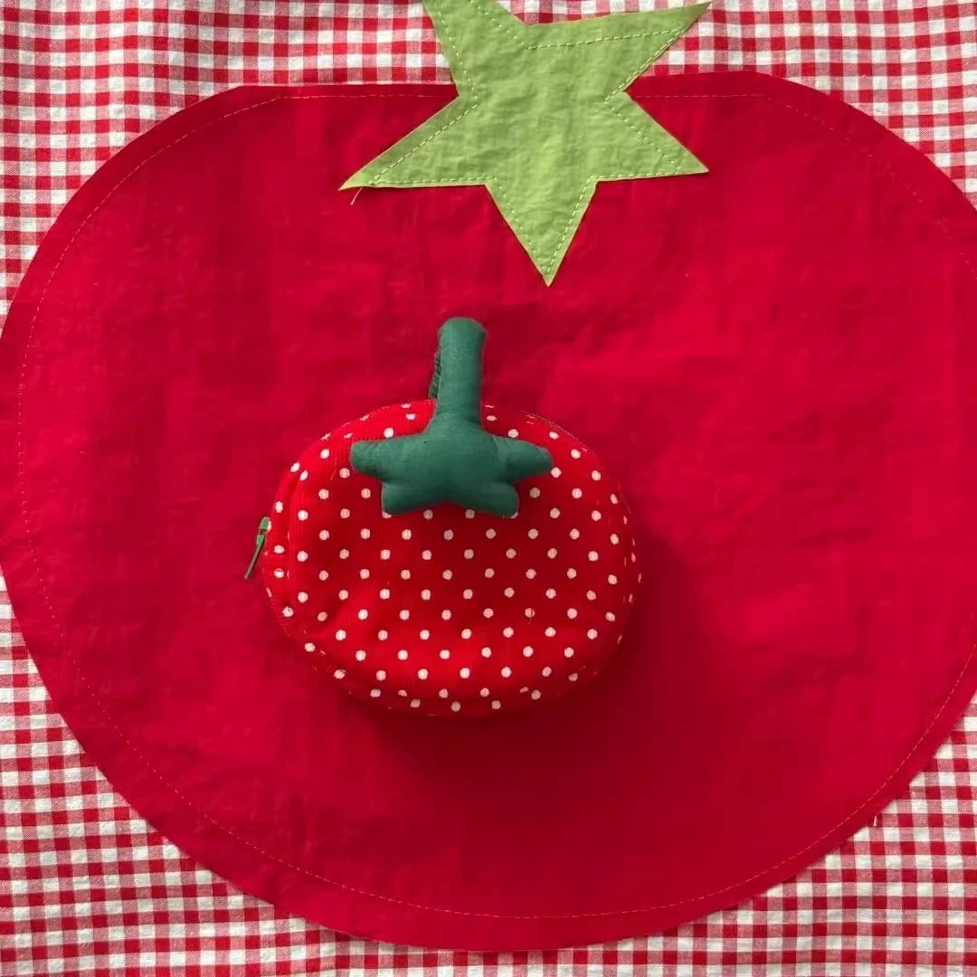 polka tomato pouch 🍅✨