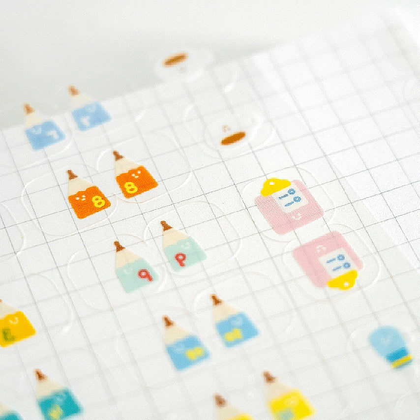 mini bookmark sticker