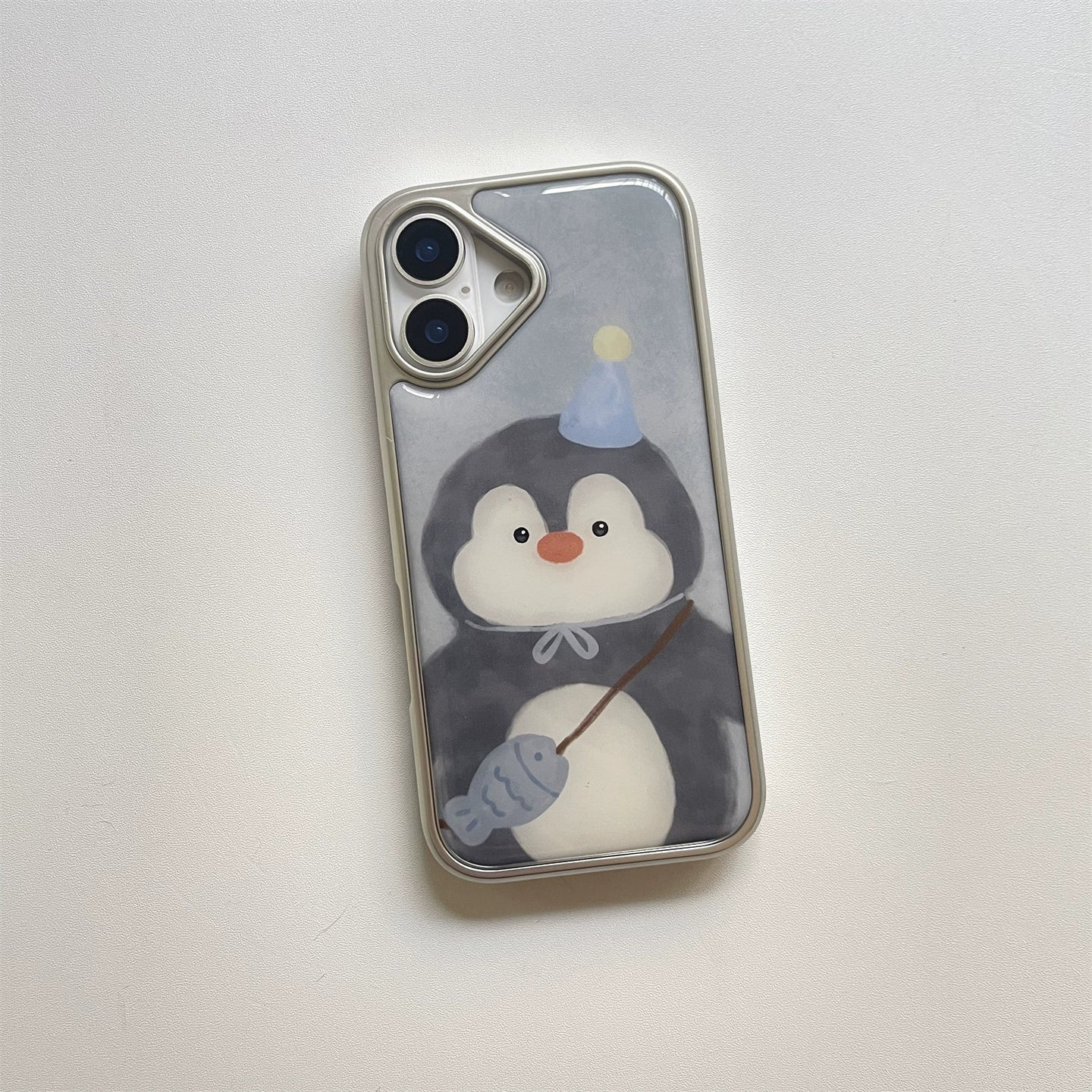 birthday penguin phone case